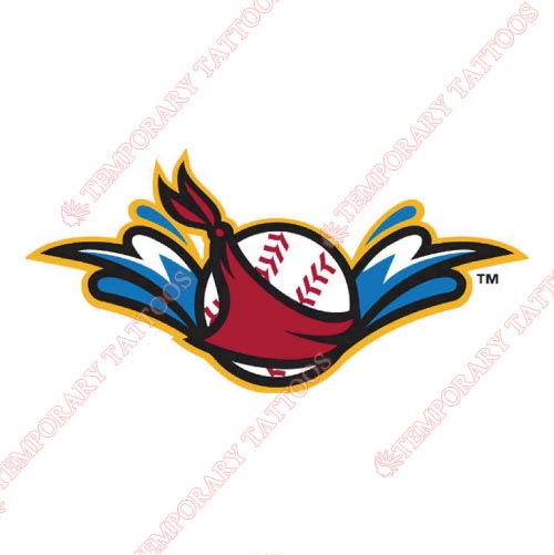 Quad Cities River Bandits Customize Temporary Tattoos Stickers NO.8128
